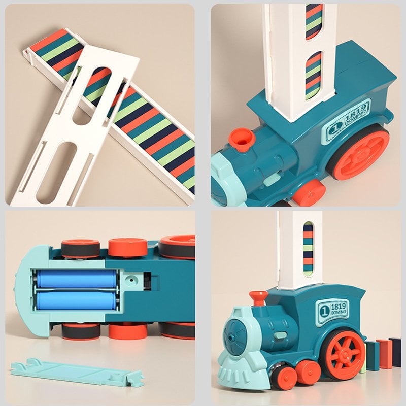 🔥 Promotion 40% OFF🔥🔥 - Dominoes Automatic Domino Train Educational Toy