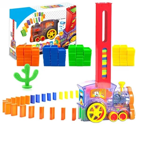 🔥 Promotion 40% OFF🔥🔥 - Dominoes Automatic Domino Train Educational Toy