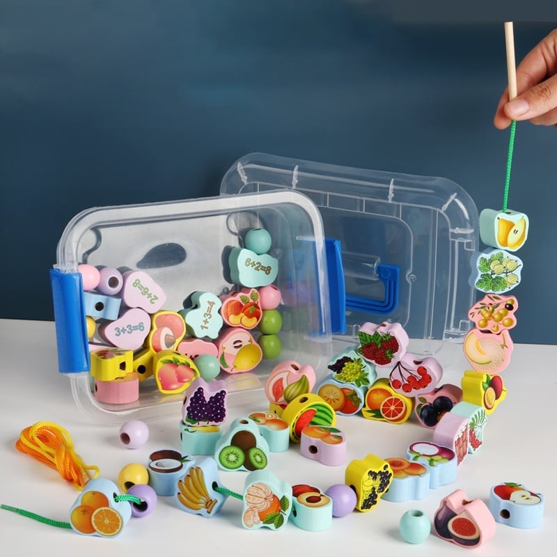 🎄 Promotion 49% OFF🎉 - Educational Lacing Beads