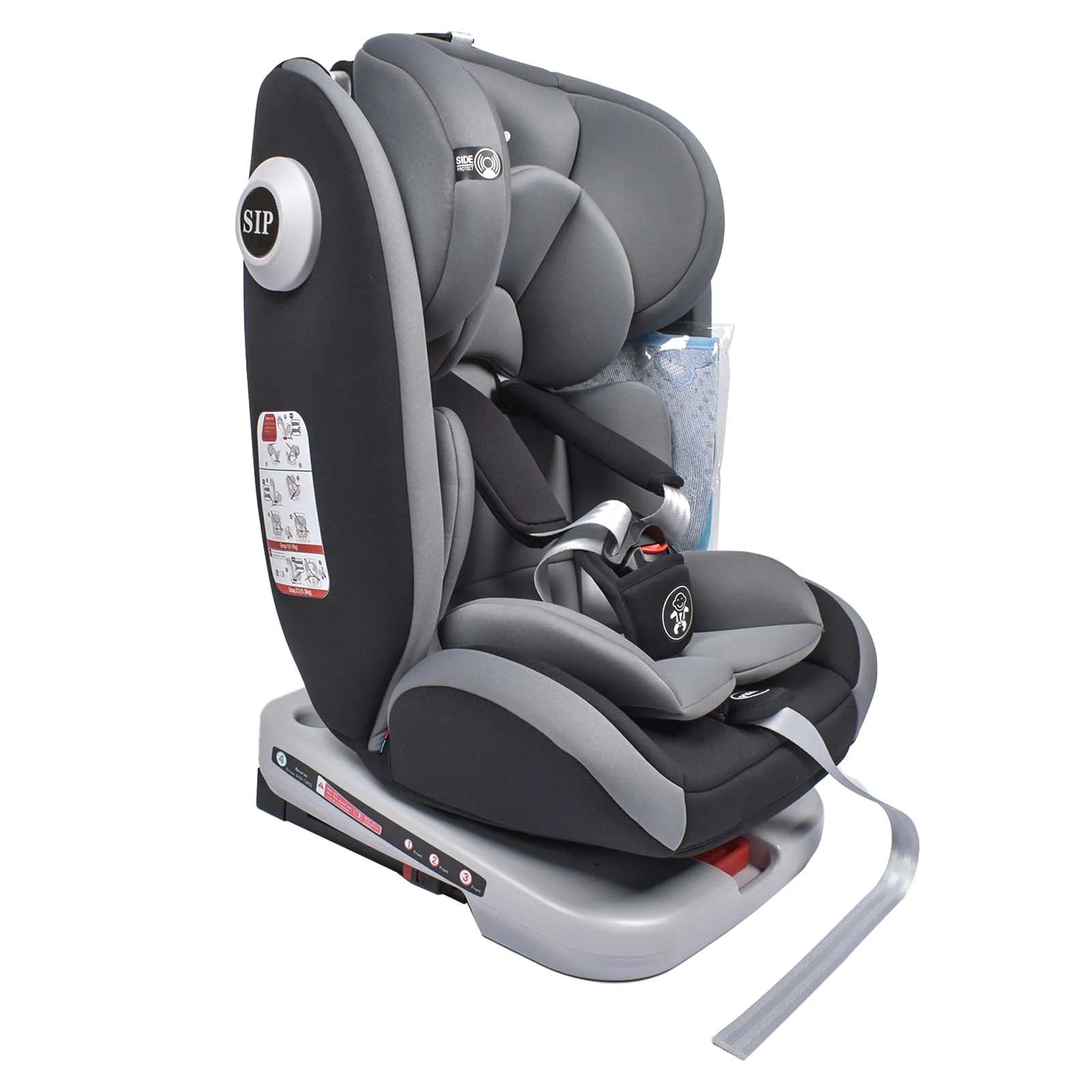 AP01 KL005 Child Seat 360° Baby Car Seat Rotatable ISOFIX ,ECE R44/04,9-36 kg/0-12 Years, 5-Point Safety Belt, Child Car Seat
