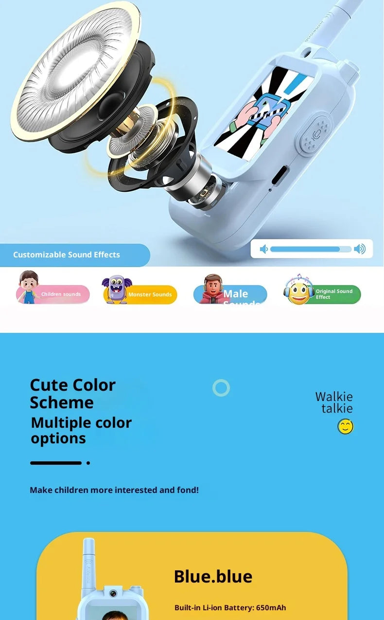 Dziecięcy krótkofalówka z kamerą – zabawa, bezpieczeństwo i komunikacja na duży zasięg