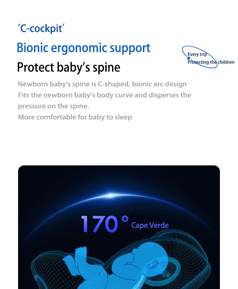 Baby car seat with ISOFIX for child safety seats with 5-point seat belt,Children's Car seat 360 ° rotating safety seat for 0-12