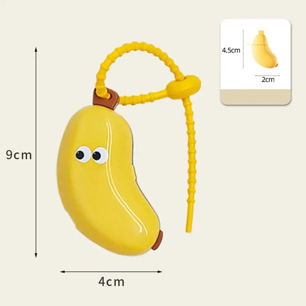 Cute Toothbrush Holder Must-have Portable Travel Toothbrush Protective Cap Cute Banana Hiking Camping Brush Cap Case