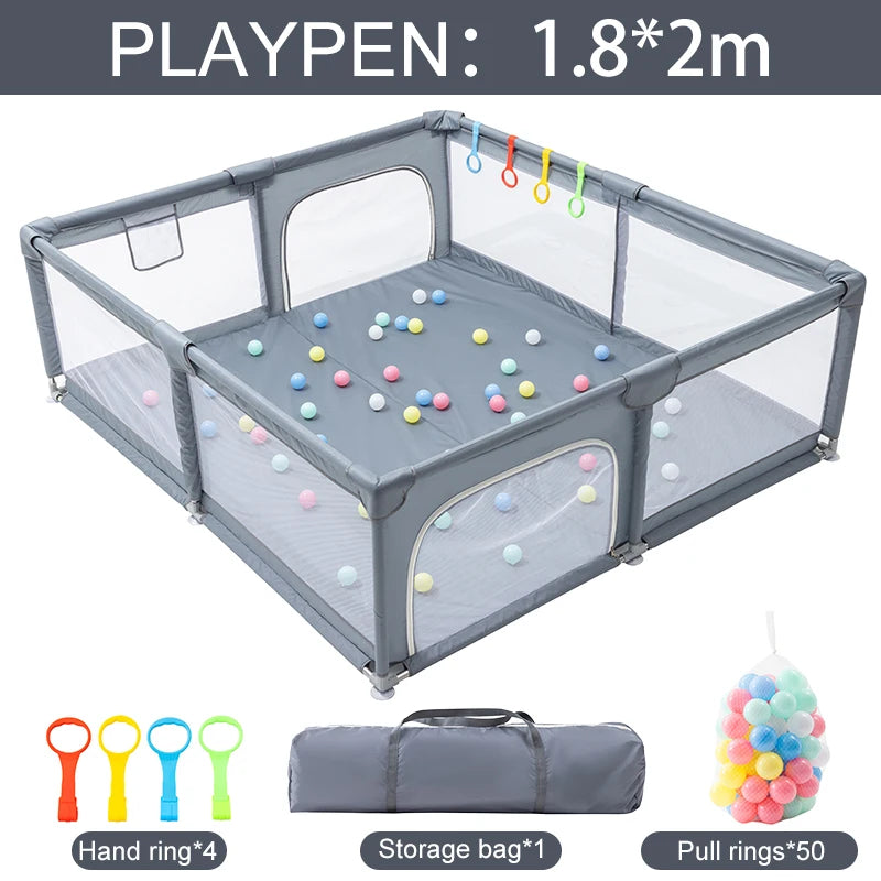New Arrival Baby Playpen for Children Baby Playground for 6 months~6 Years Old Kids Ball Pit Playpen Indoor Baby Safety Fence