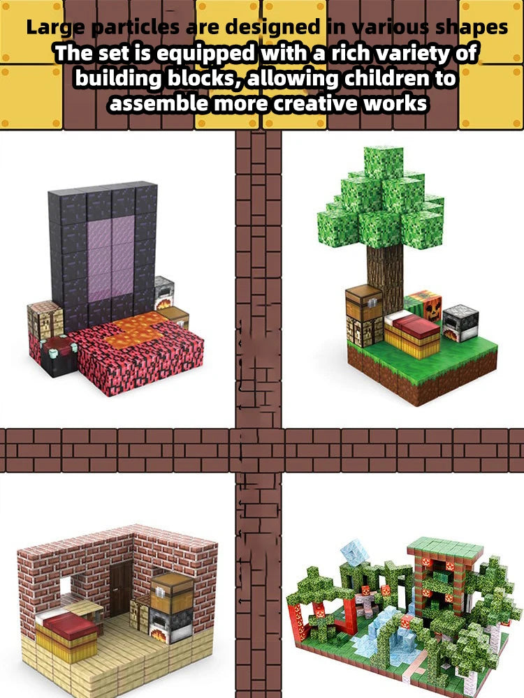 Magnetyczne klocki – kreatywna zabawka STEM dla dzieci w wieku 3+