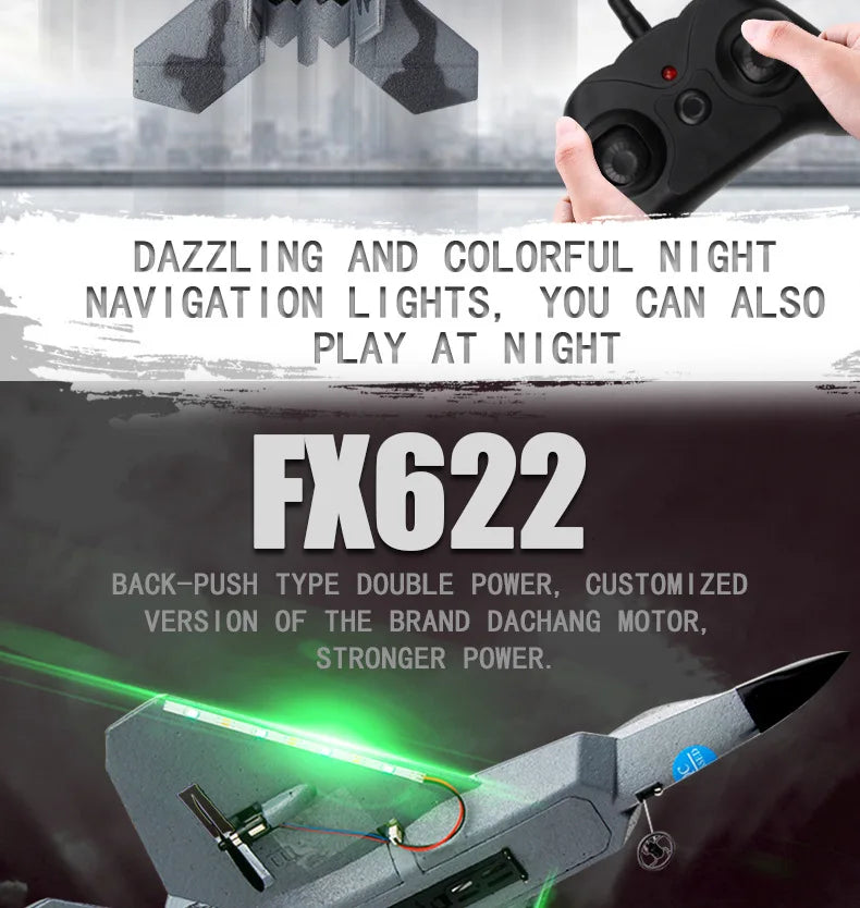 RC Plane FX622 Aircraft Remote Control Helicopter 2.4G Airplane EPP Foam RC Vertical Plane Children Toys Gifts