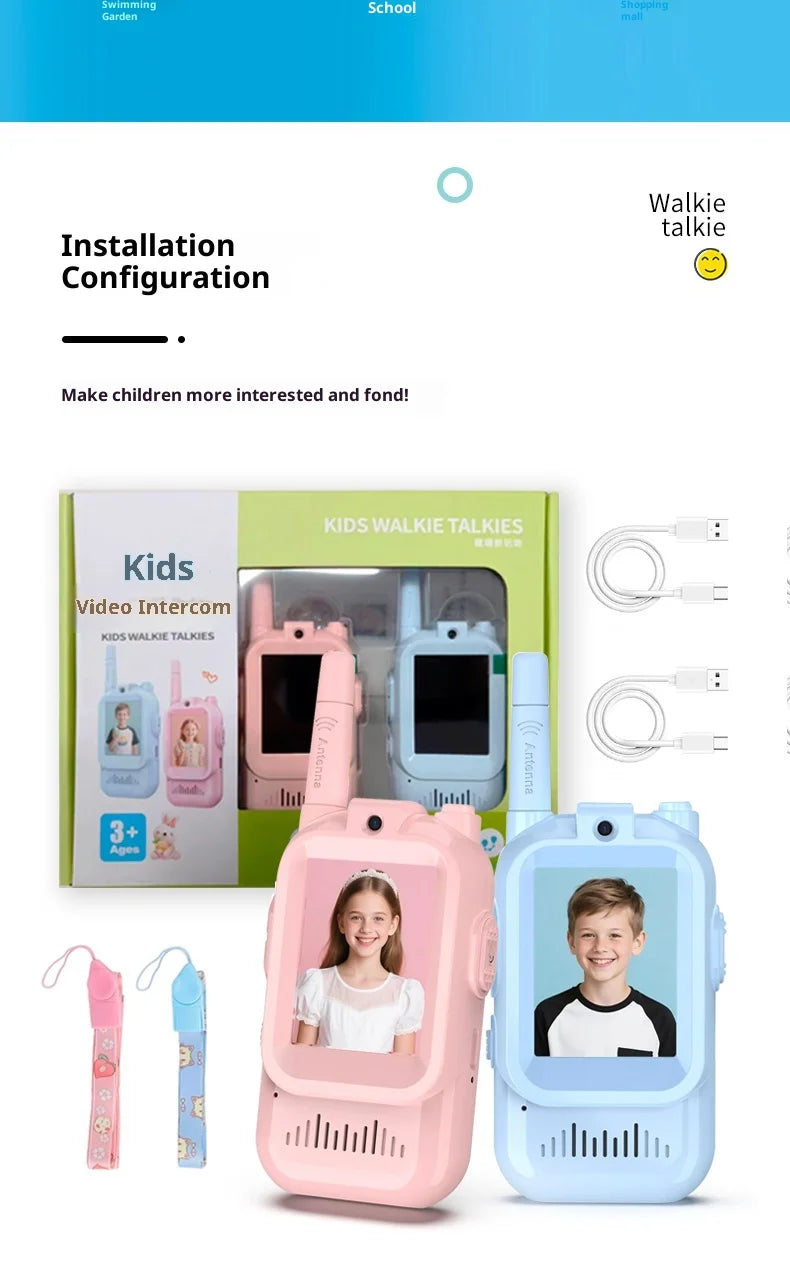 Dziecięcy krótkofalówka z kamerą – zabawa, bezpieczeństwo i komunikacja na duży zasięg