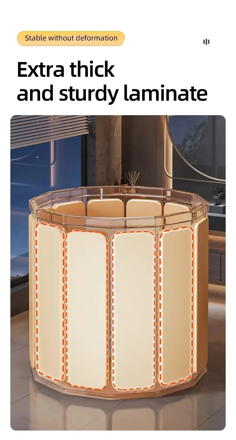 Factory direct foldable bath tub Thickened environment-friendly PVC bath tub Portable bathtub for children and adults