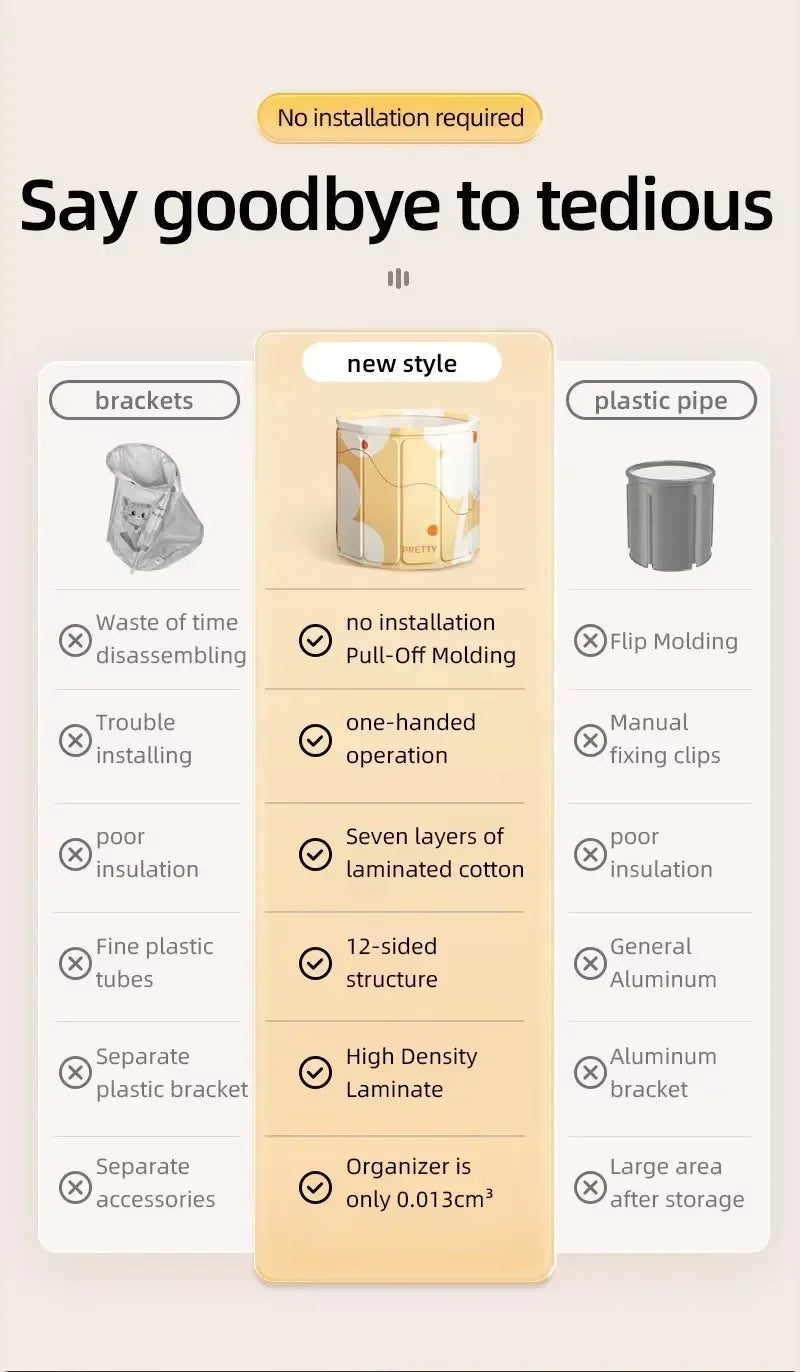 Factory direct foldable bath tub Thickened environment-friendly PVC bath tub Portable bathtub for children and adults