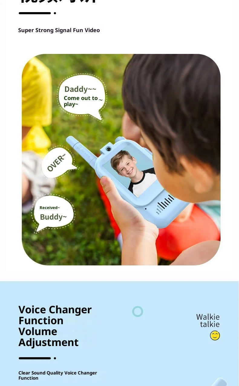 Dziecięcy krótkofalówka z kamerą – zabawa, bezpieczeństwo i komunikacja na duży zasięg