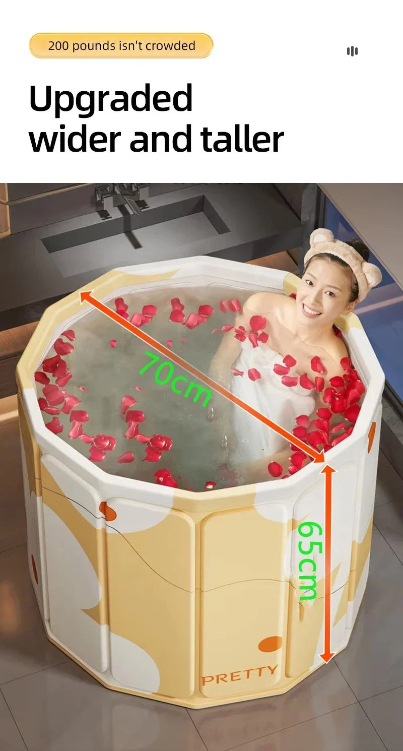 Factory direct foldable bath tub Thickened environment-friendly PVC bath tub Portable bathtub for children and adults