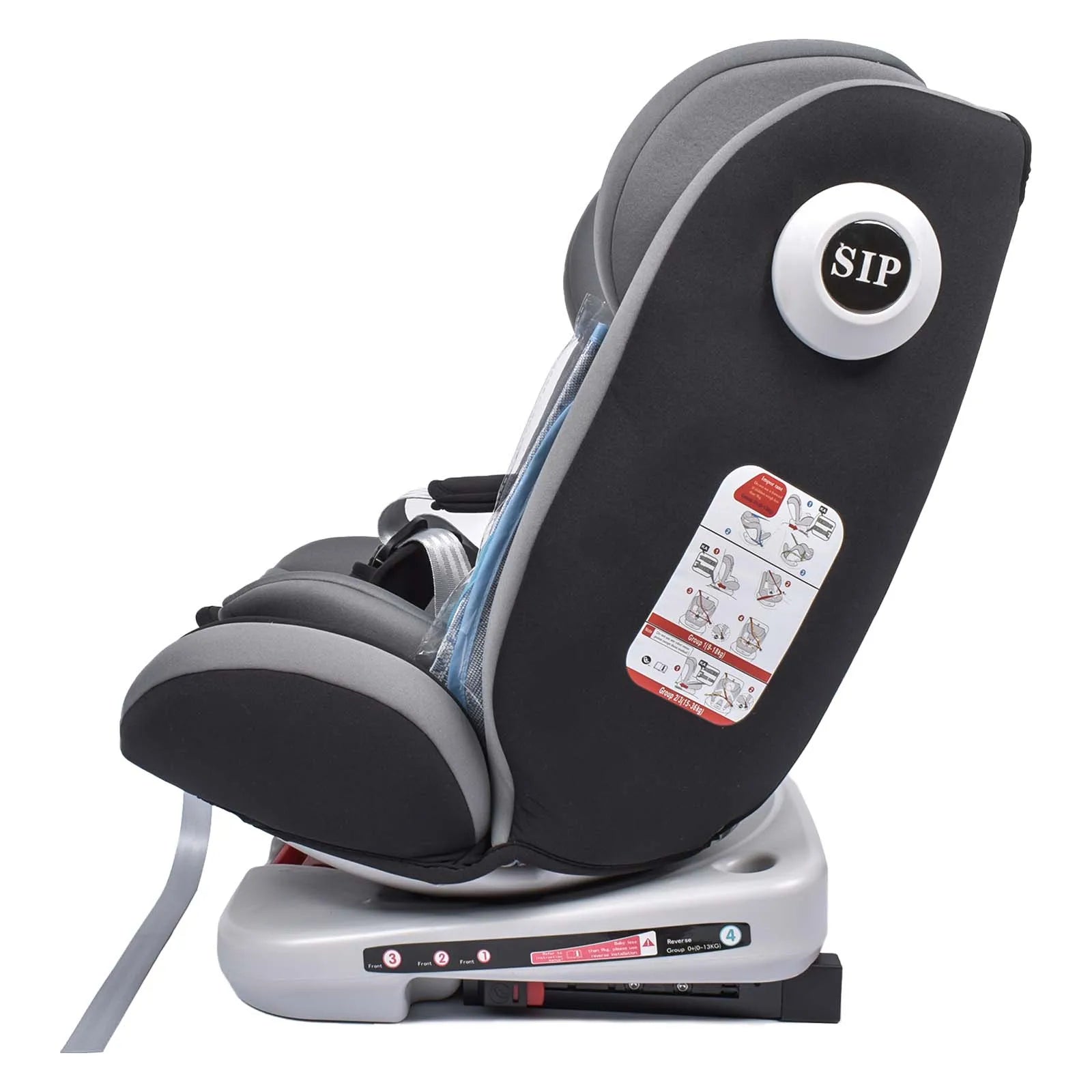 AP01 KL005 Child Seat 360° Baby Car Seat Rotatable ISOFIX ,ECE R44/04,9-36 kg/0-12 Years, 5-Point Safety Belt, Child Car Seat