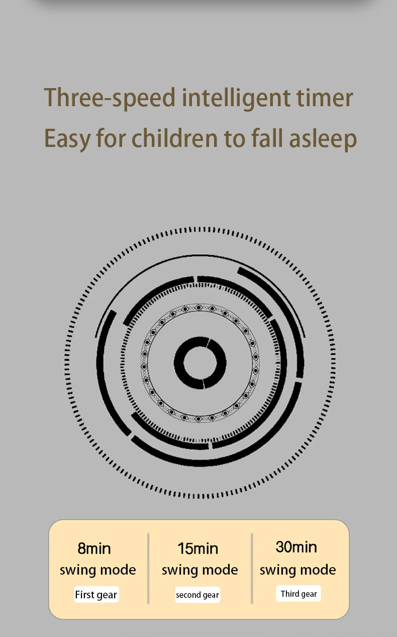 Baby Electric Rocking Chair Baby Cribs Baby Cradle Timer Various Rocking Modes Bluetooth Music Newborn Cradle Baby Hammock New