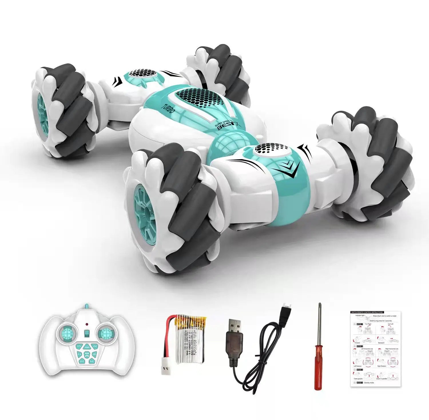 S-012 RC Stunt Car Remote Control Watch Gesture Sensor Electric Toy RC Drift Car 2.4GHz 4WD Rotation S012 kids Christmas gifts
