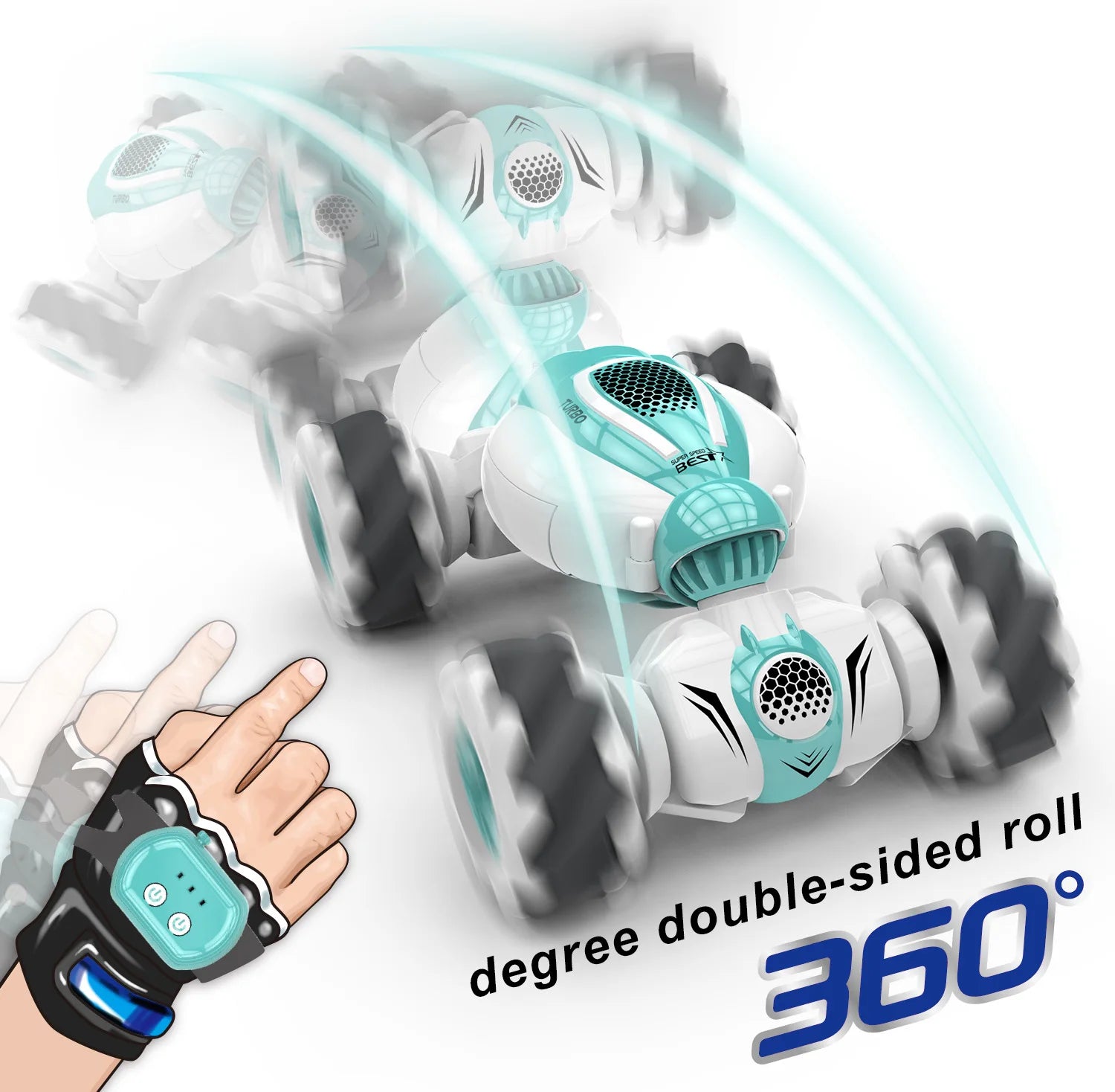 S-012 RC Stunt Car Remote Control Watch Gesture Sensor Electric Toy RC Drift Car 2.4GHz 4WD Rotation S012 kids Christmas gifts