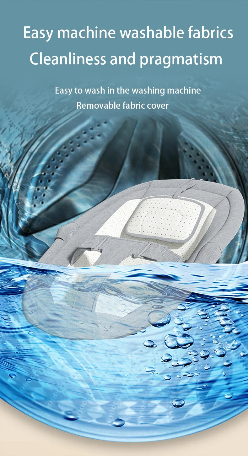 Baby Electric Rocking Chair Baby Cribs Baby Cradle Timer Various Rocking Modes Bluetooth Music Newborn Cradle Baby Hammock New