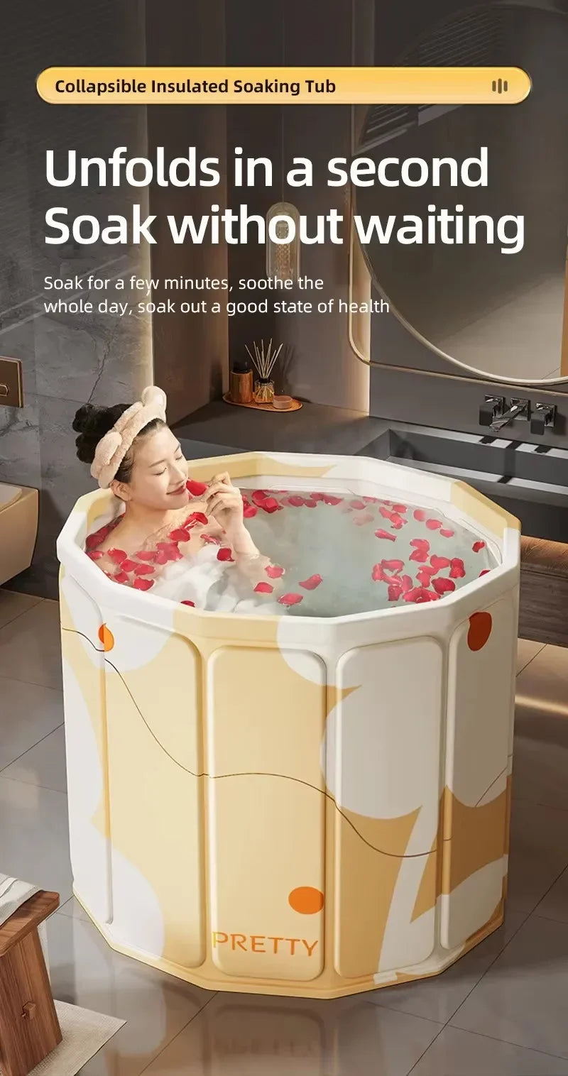 Factory direct foldable bath tub Thickened environment-friendly PVC bath tub Portable bathtub for children and adults