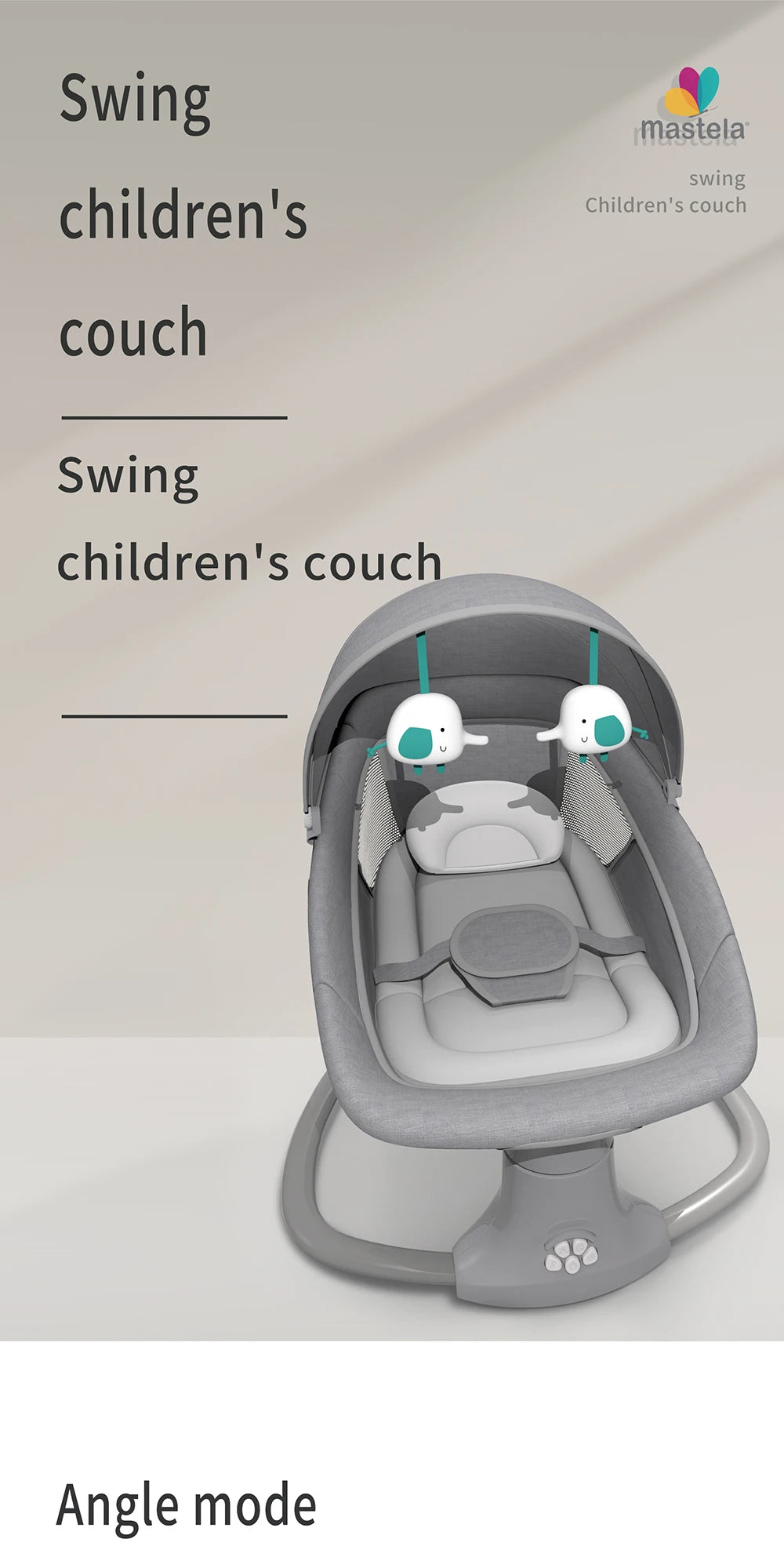 Baby Electric Rocking Chair Baby Cribs Baby Cradle Timer Various Rocking Modes Bluetooth Music Newborn Cradle Baby Hammock New