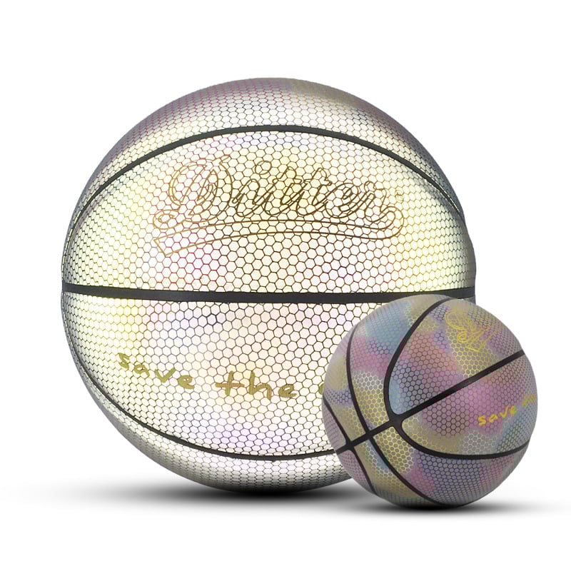 š„BIG SALE - 49% OFFš„Holographic Reflective Glowing Rugby Football and Basketball