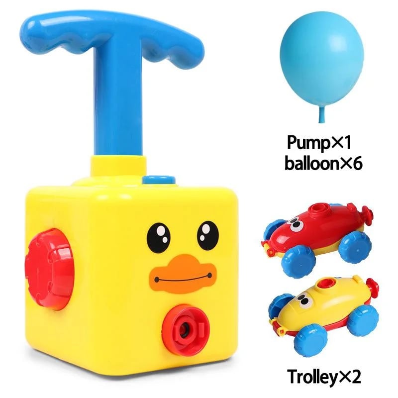 đFun Packed Balloon Car Toy Pump Set