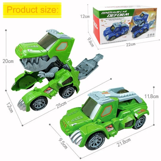 【  49% OFF】 🦖Automatic Dinosaur Car With Music And Led Light