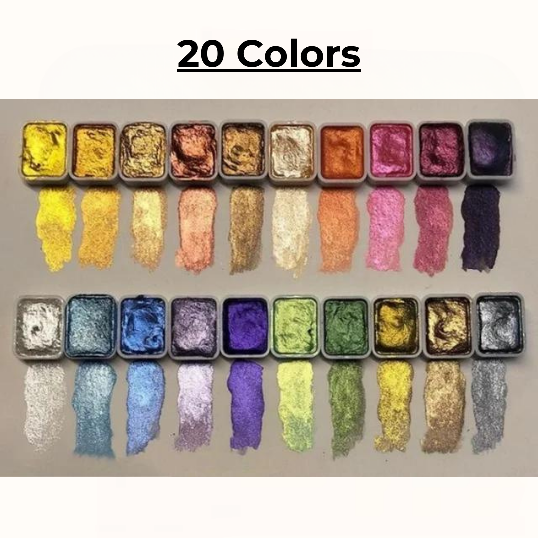 GlowMax™ Watercolor Paint Set
