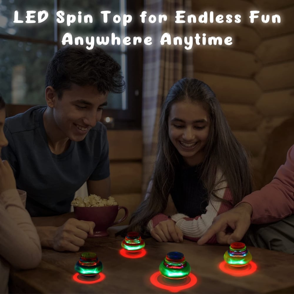 🔥BIG SALE - 47% OFF🔥 Music Flashing Spinners Toy With Launcher