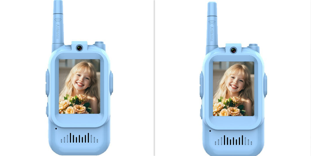 Mini Walkie Talkie Infantil met camera – 2 Unidades Recarregáveis