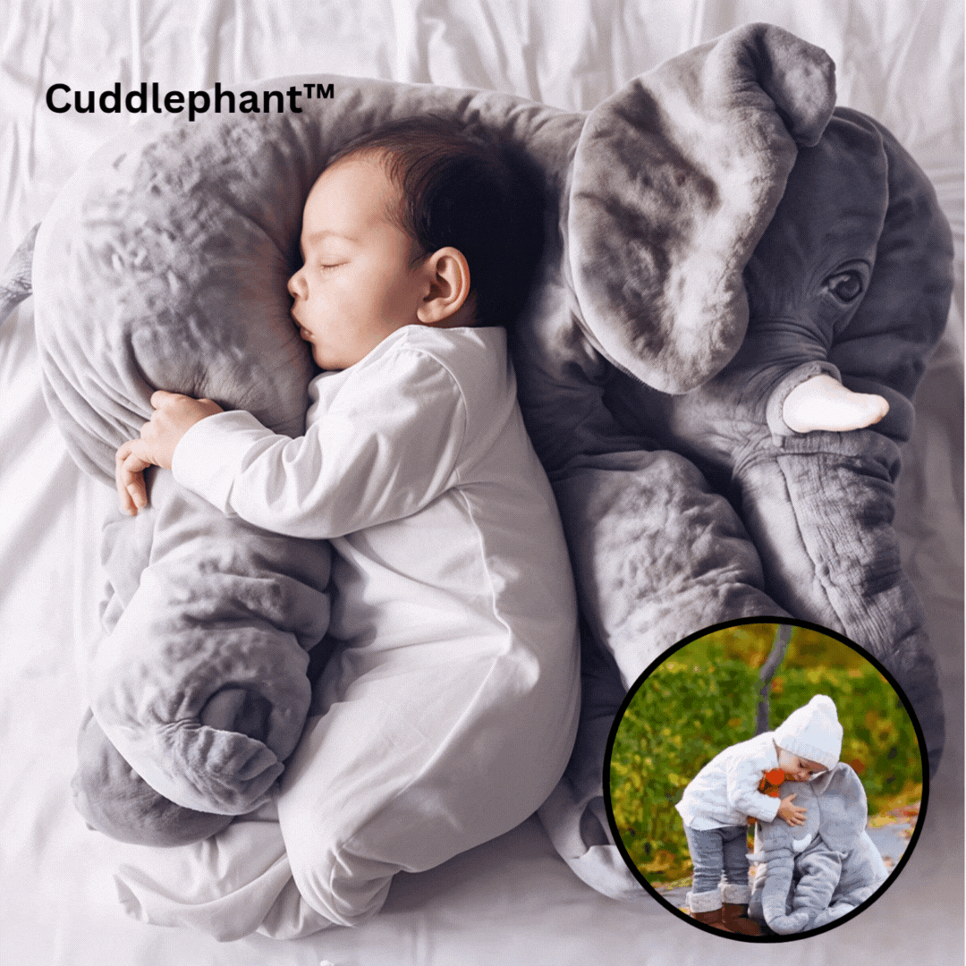 Cuddlephant™ Baby Elephant Pillow