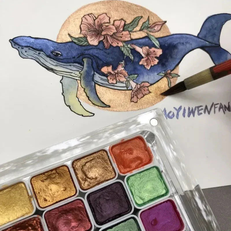 GlowMax™ Watercolor Paint Set