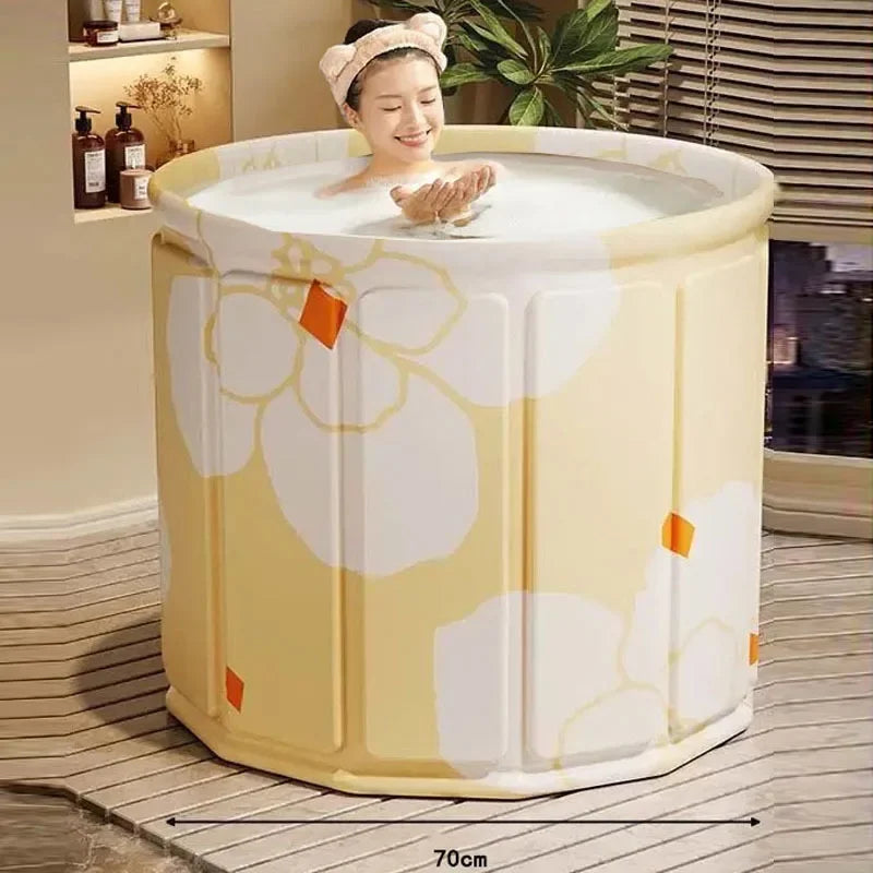 Factory direct foldable bath tub Thickened environment-friendly PVC bath tub Portable bathtub for children and adults