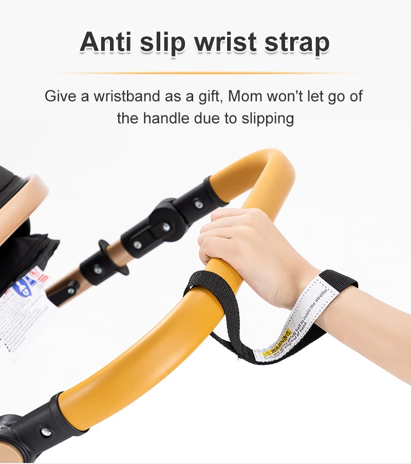 Compact 3-in-1 baby pushchair, infant car seat, portable infant travel system, lightweight pushchair, two-way pushchair