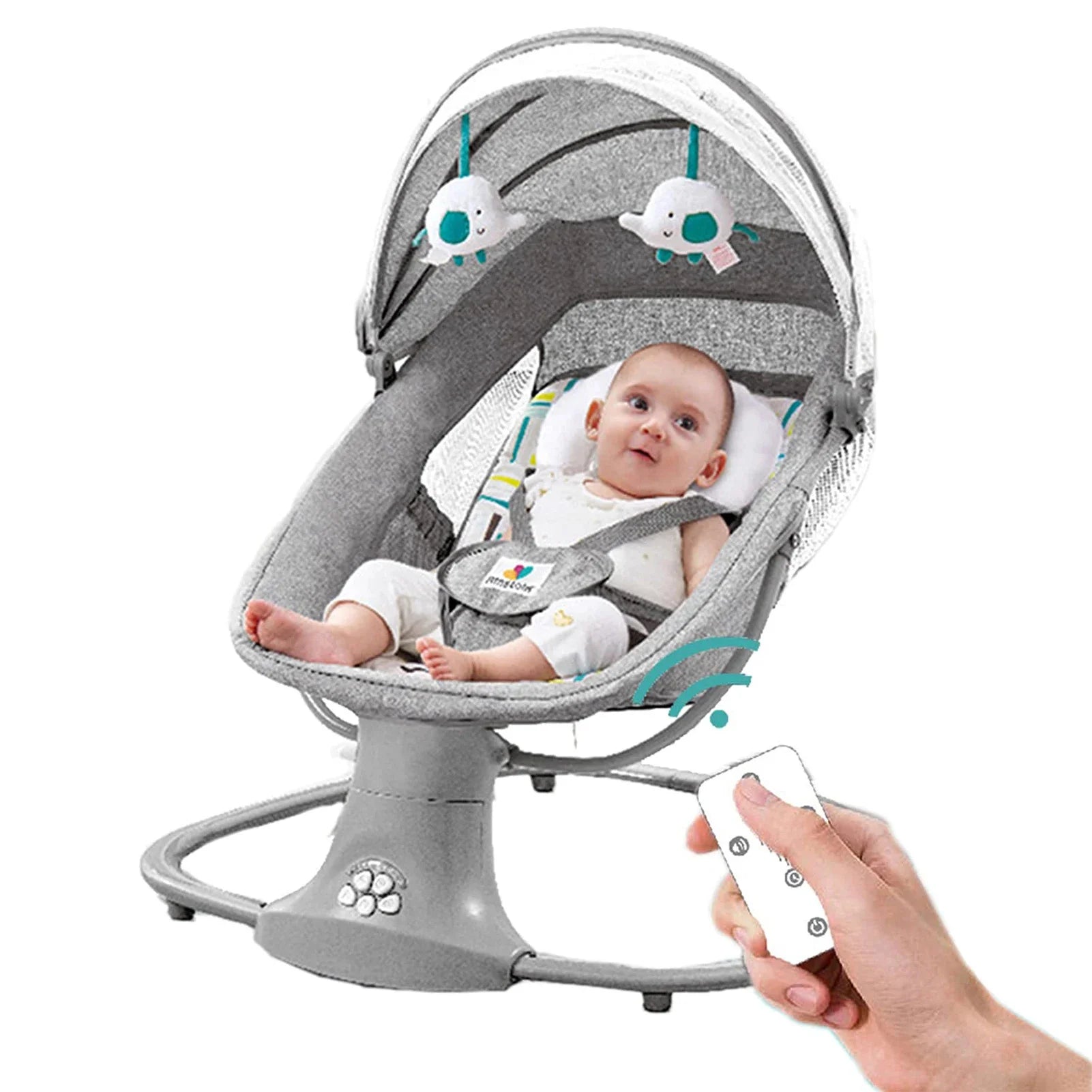 Baby Electric Rocking Chair Baby Cribs Baby Cradle Timer Various Rocking Modes Bluetooth Music Newborn Cradle Baby Hammock New