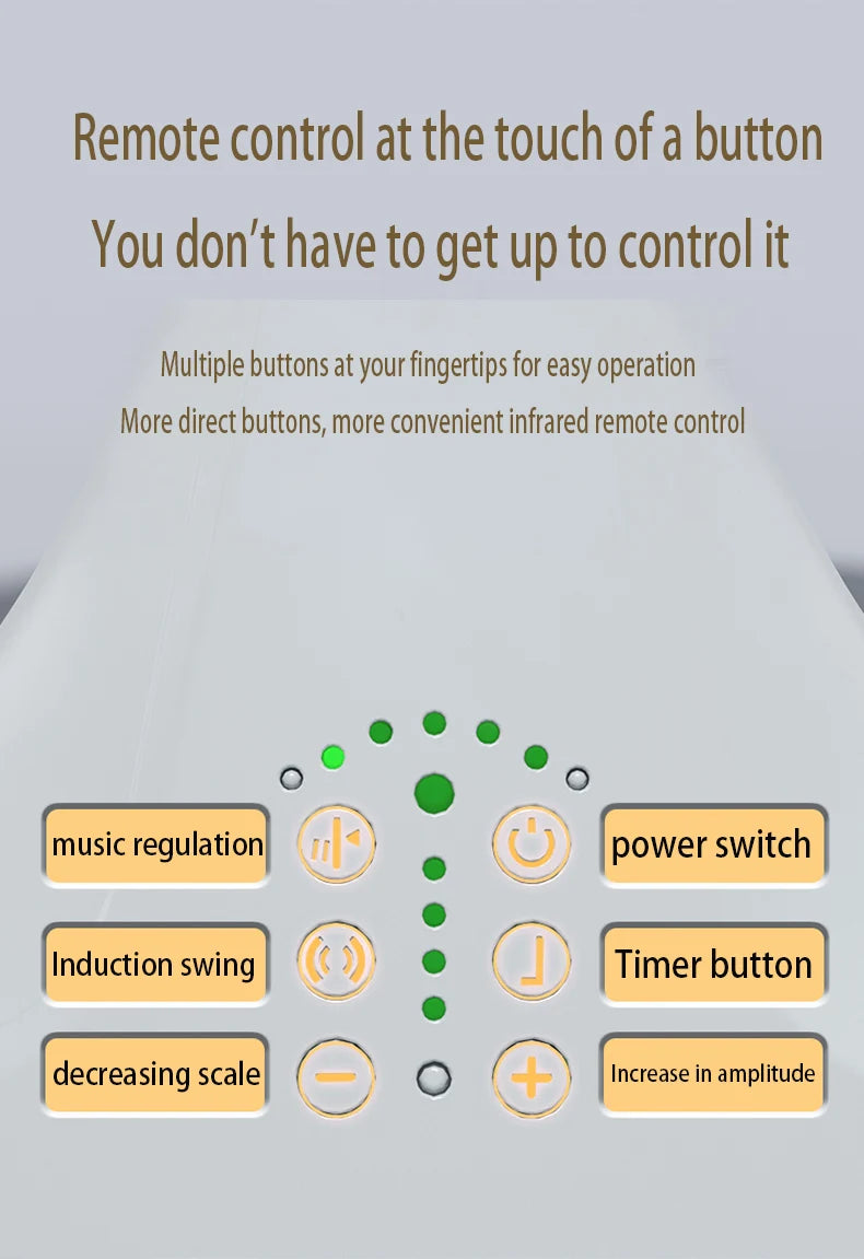 Baby Electric Rocking Chair Baby Cribs Baby Cradle Timer Various Rocking Modes Bluetooth Music Newborn Cradle Baby Hammock New