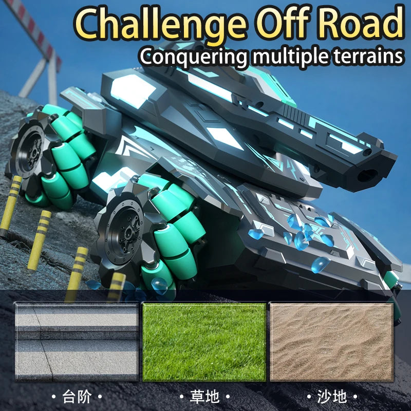 JJRC Q171 Rc Tank Gesture Sensing Children Toy Remote Controlled Vehicle Drift Combat launching Water Tank Model Toy