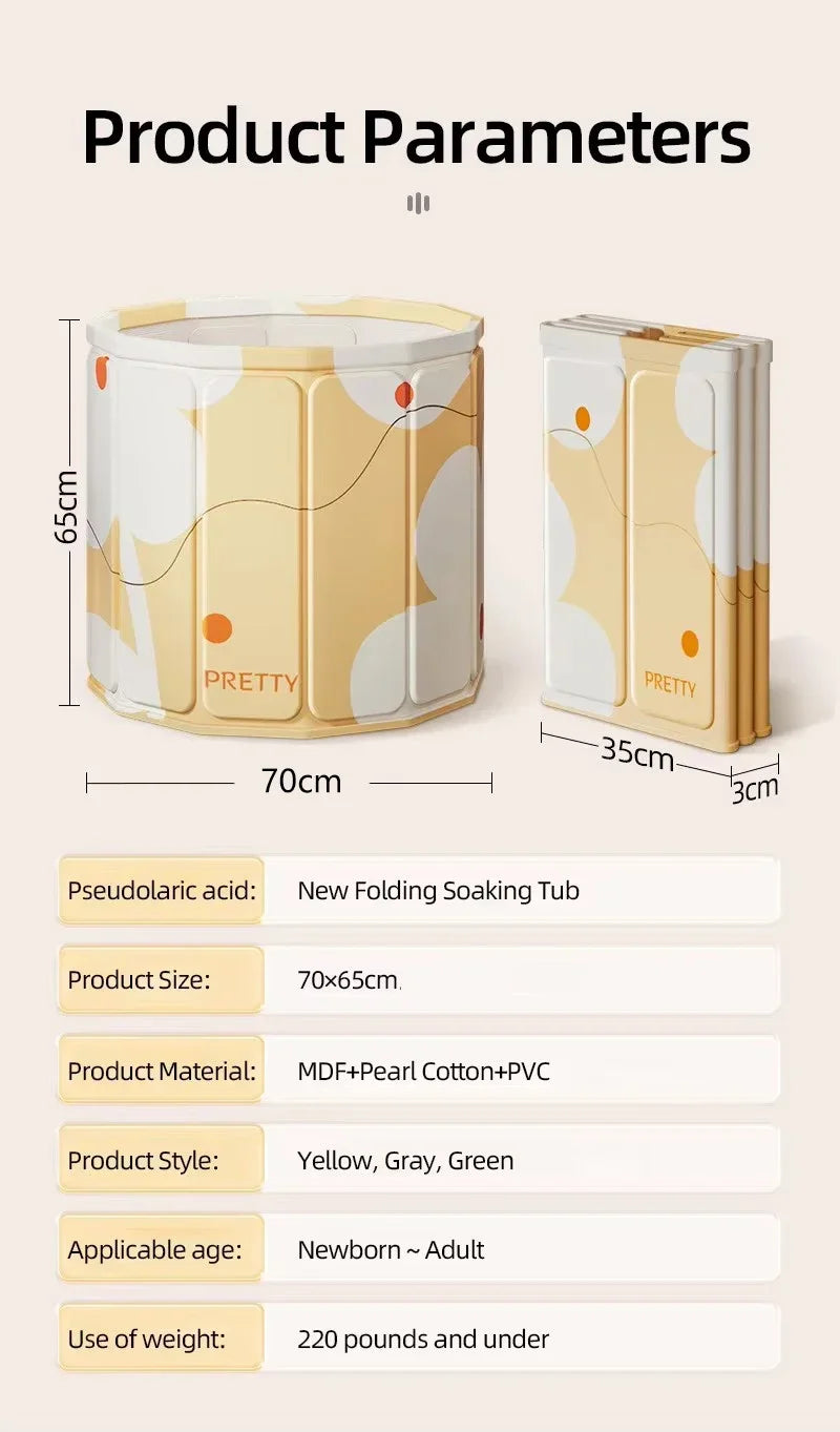 Factory direct foldable bath tub Thickened environment-friendly PVC bath tub Portable bathtub for children and adults