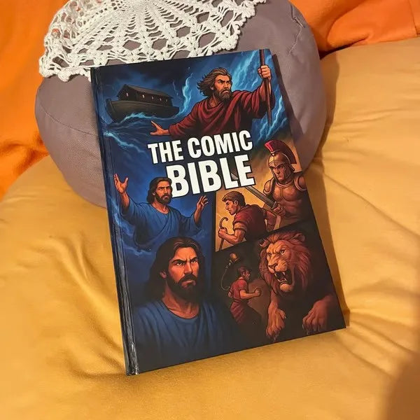 2025 New Comic Bible Action Illustration Gift Comic Book From Genesis To Revelation with Complete Christian G