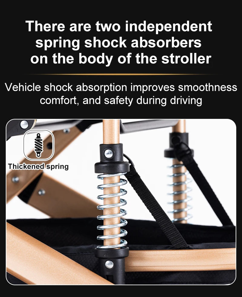 Compact 3-in-1 baby pushchair, infant car seat, portable infant travel system, lightweight pushchair, two-way pushchair