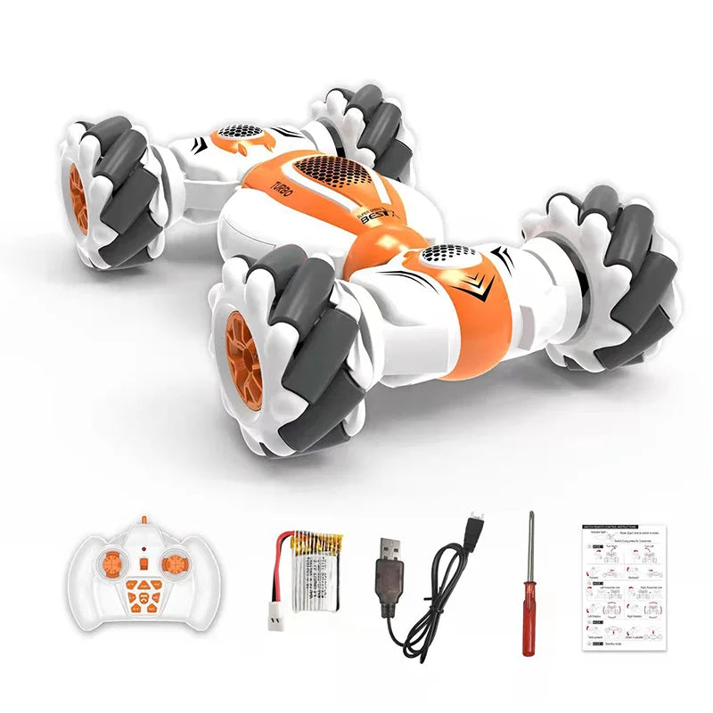 S-012 RC Stunt Car Remote Control Watch Gesture Sensor Electric Toy RC Drift Car 2.4GHz 4WD Rotation S012 kids Christmas gifts