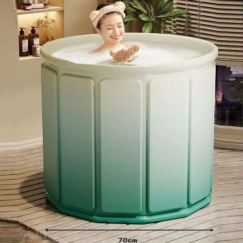 Factory direct foldable bath tub Thickened environment-friendly PVC bath tub Portable bathtub for children and adults