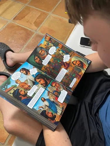 2025 New Comic Bible Action Illustration Gift Comic Book From Genesis To Revelation with Complete Christian G