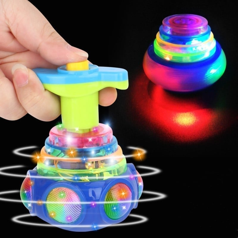 🔥BIG SALE - 47% OFF🔥 Music Flashing Spinners Toy With Launcher