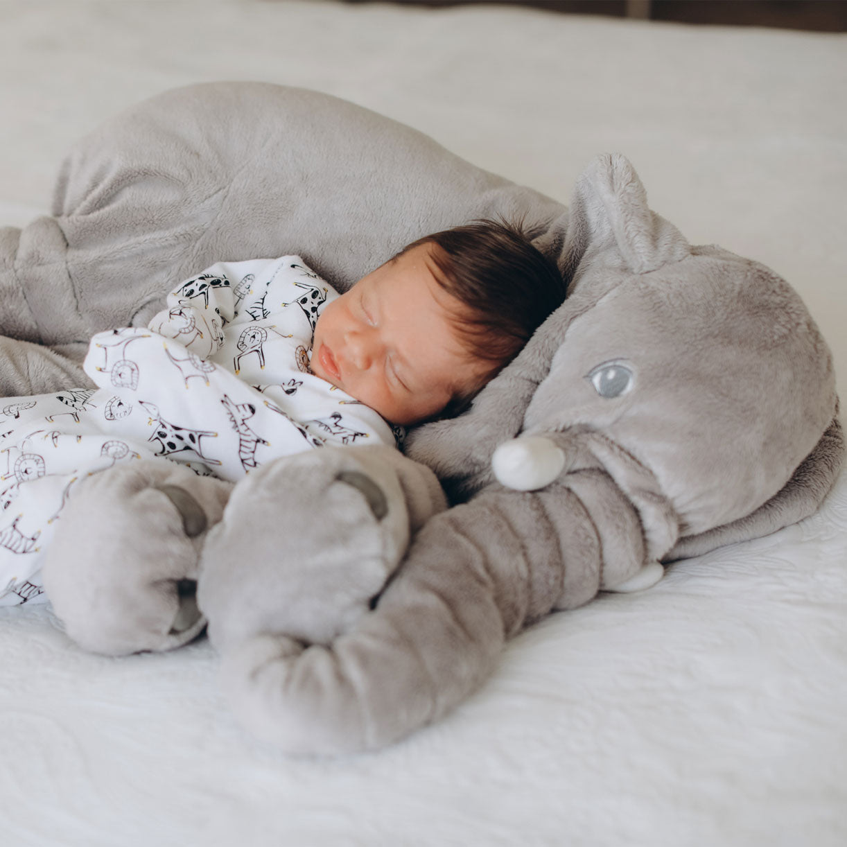 Cuddlephant™ Baby Elephant Pillow